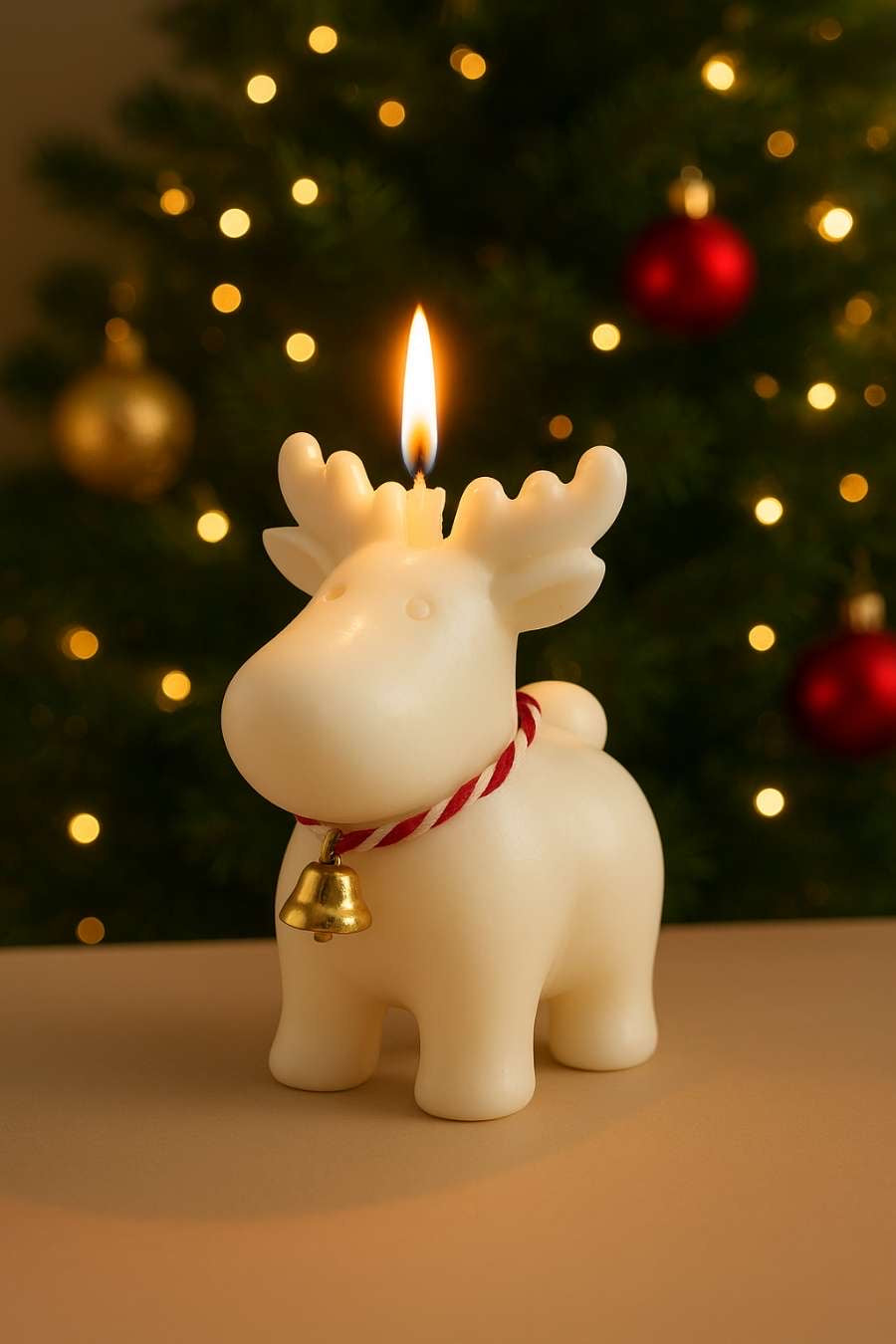 Bougie Renne de Noël