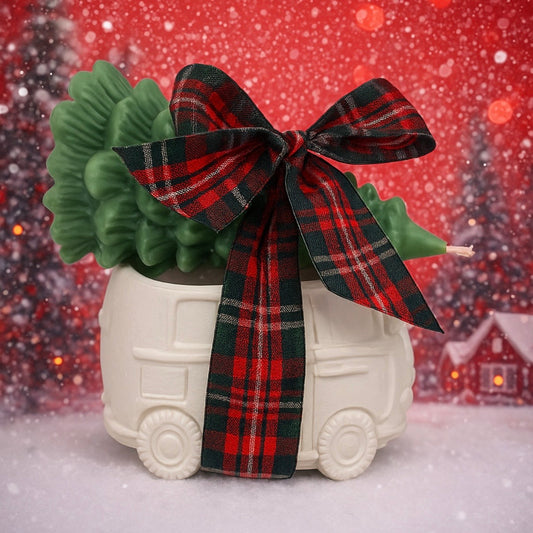 VOITURE DE NOËL - DOUBLE BOUGIE